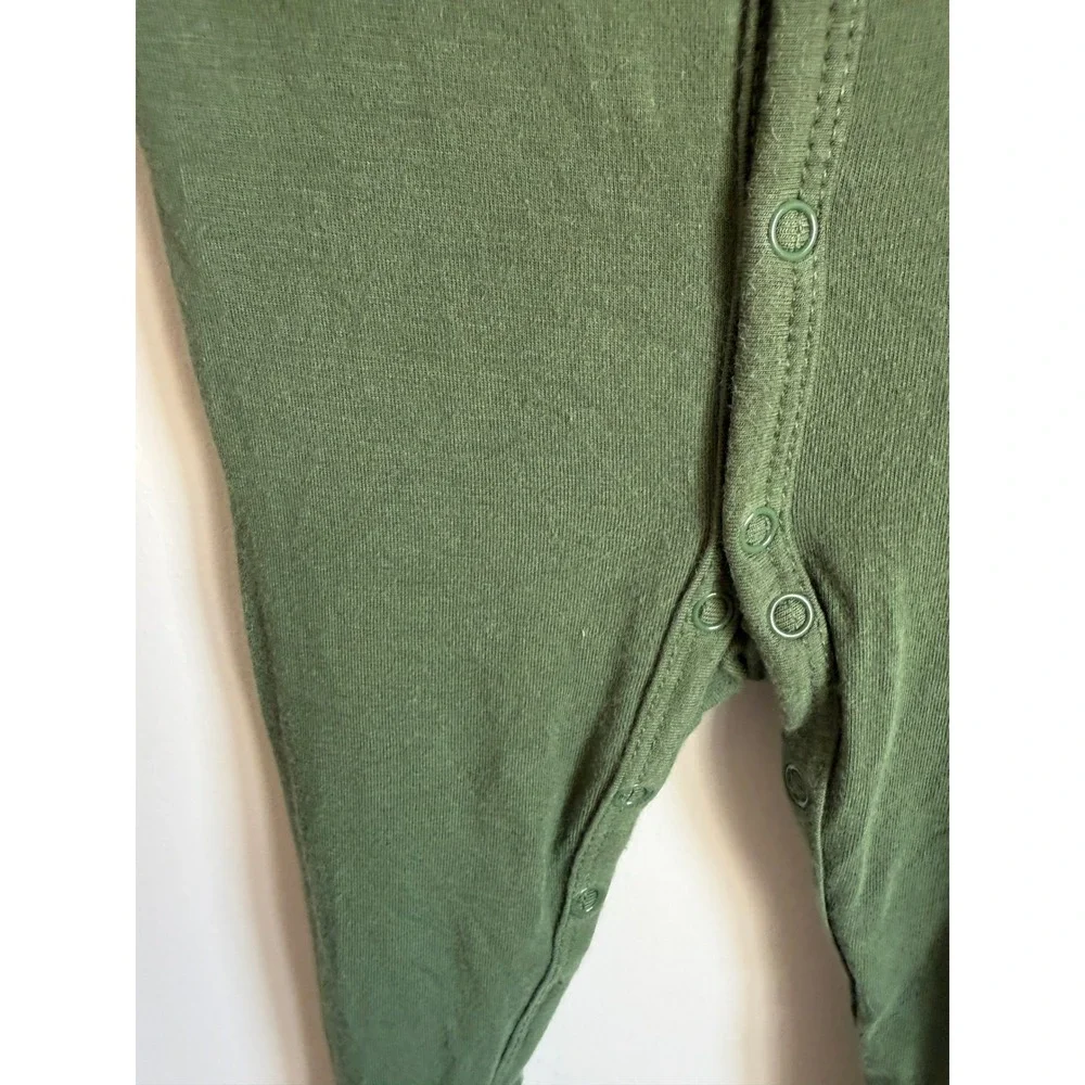 Kyte Baby Snap Up Green Footie Newborn